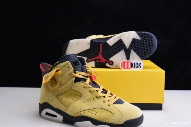 Cheap TRAVIS AIR CN1084-300 6 X YELLOW JORDAN SCOTT 0804